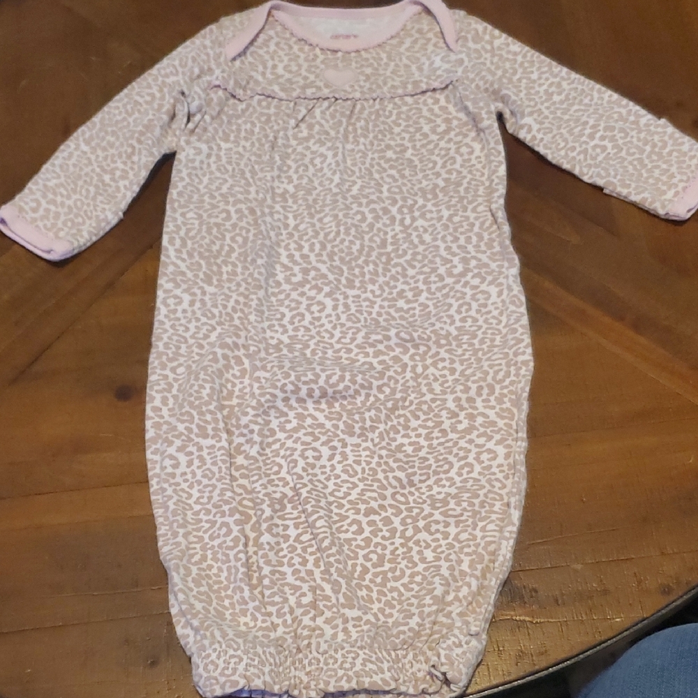 Carter's Light Pink Leopard Print Sleep Sack